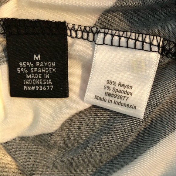 A.N.A. Women’s Black And White Chevron Maxi-Skirt, Size Medium - Picture 6 of 8